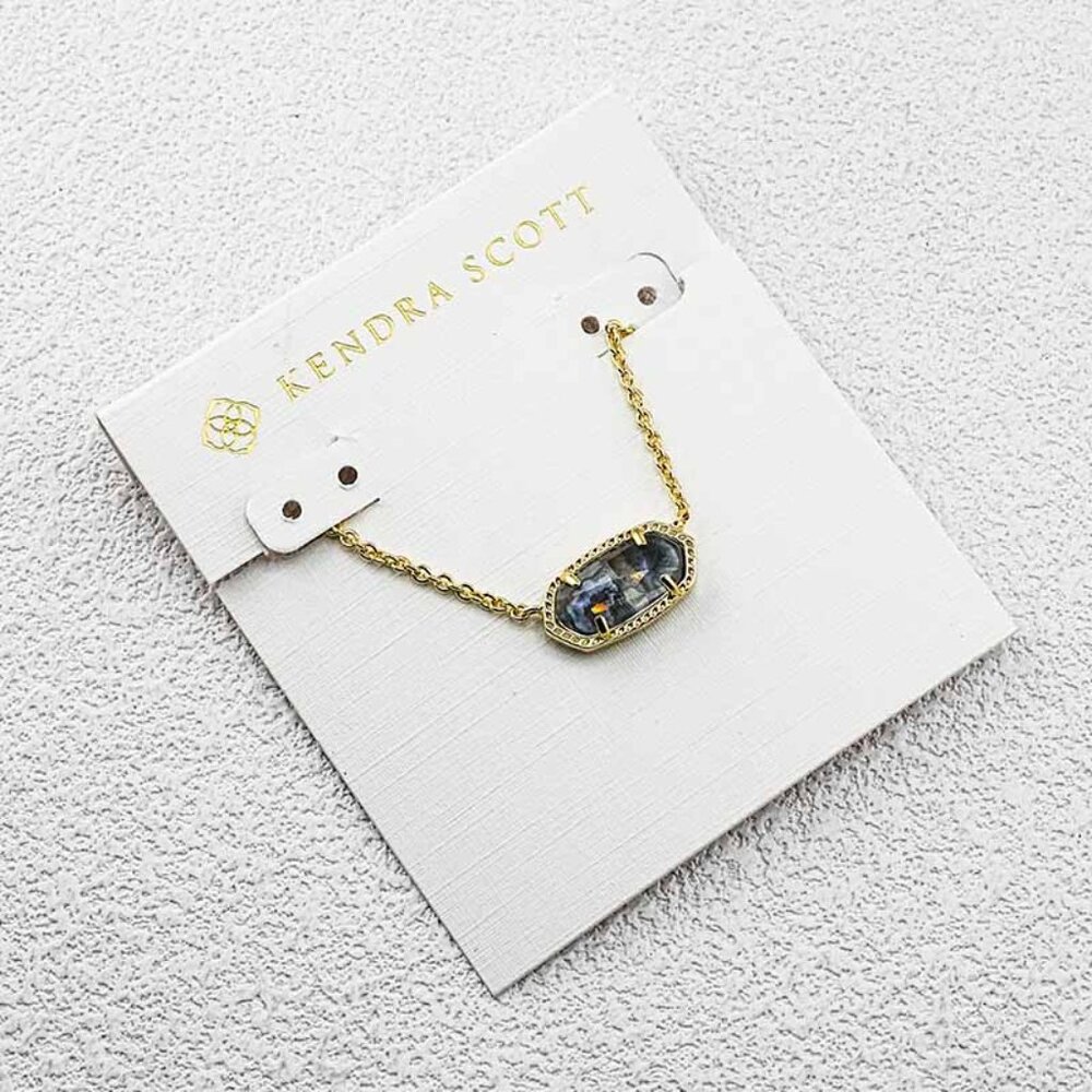 Kendra Scott Abalone Shell Necklace